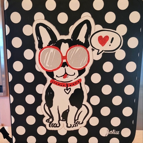 Justice Binder, NWOT, never used - Picture 4 of 4